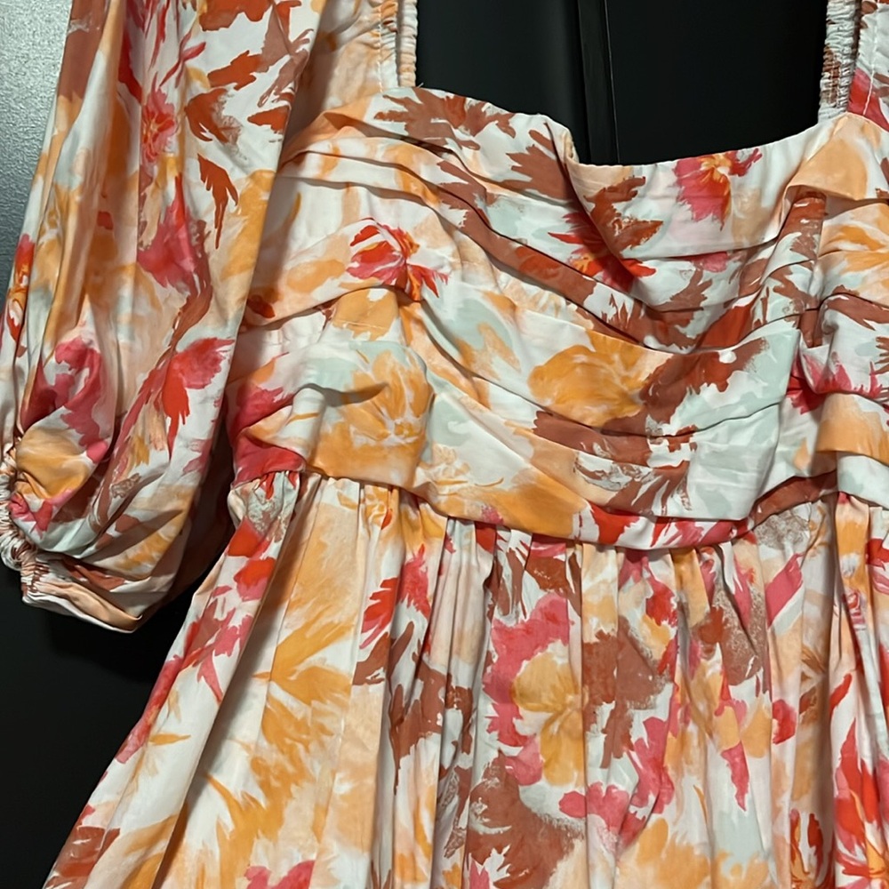 A&F puffy sleeve dress